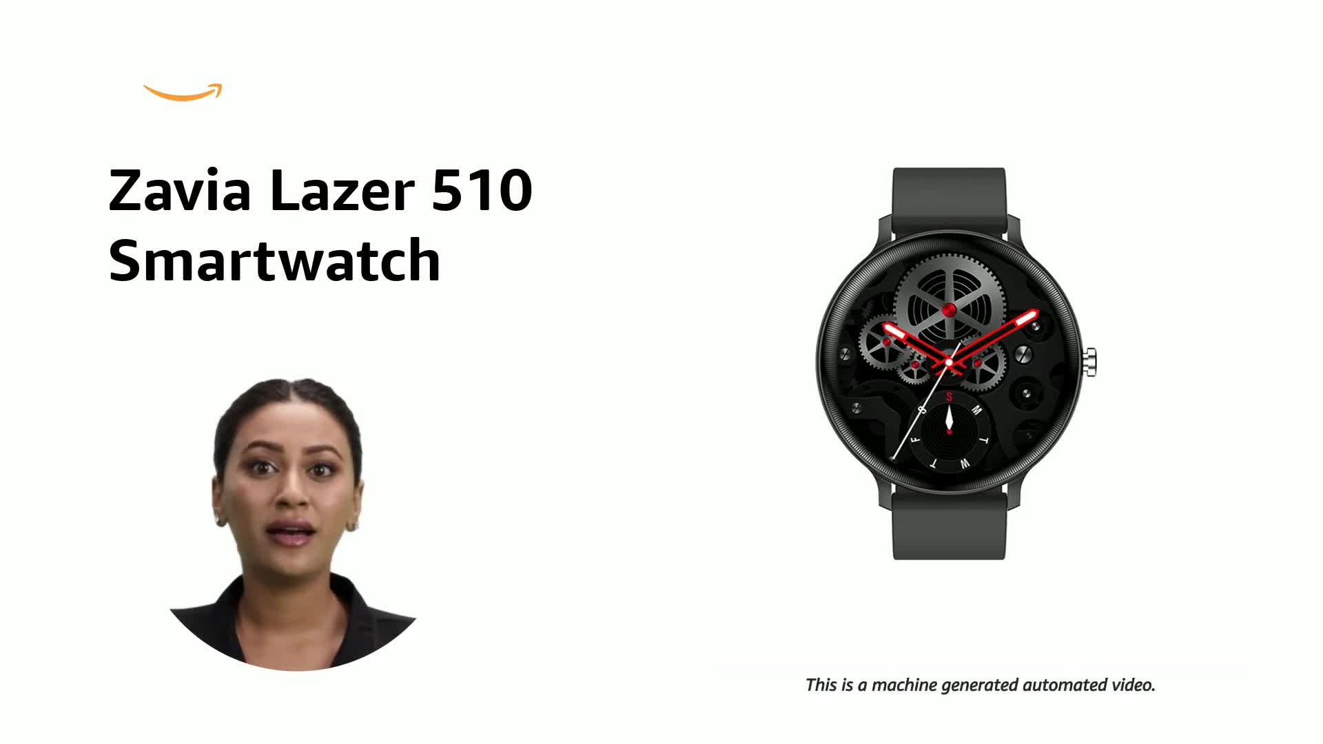 Zavia Lazer 510 Pulse Spo2 Smart Watch with 10 Days Battery Life